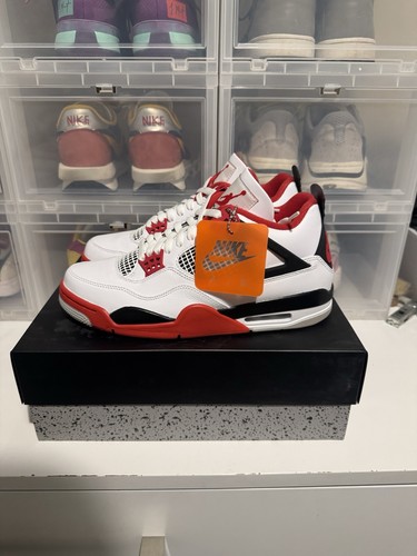 Nike air jordan rosso fuoco - air, 4