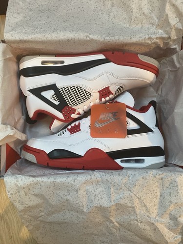 Nike jordan retro - 4, fire